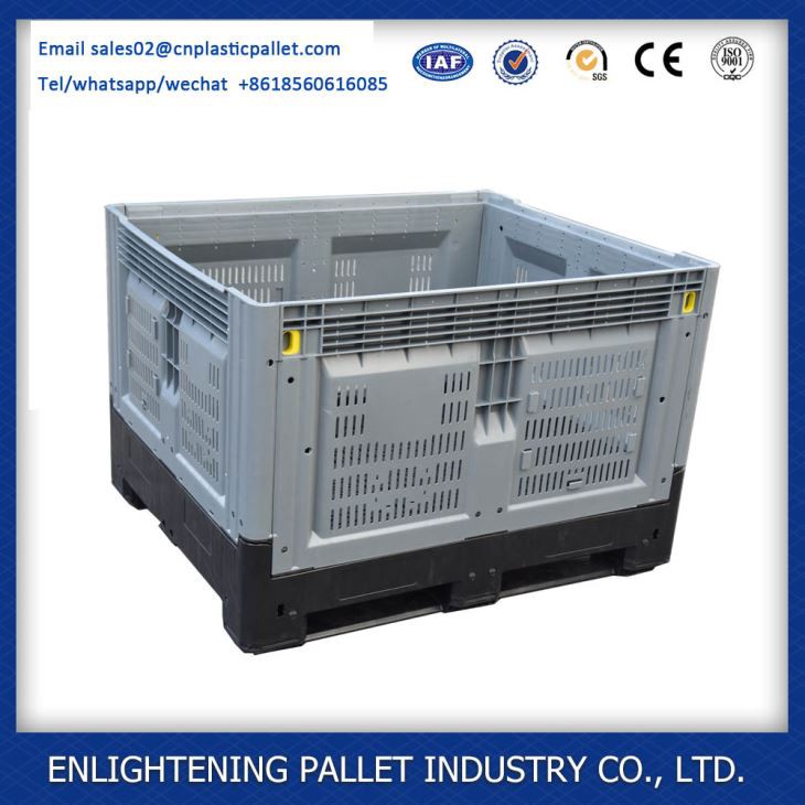 Big size 1200*1000*810 storage pallet box plastic container